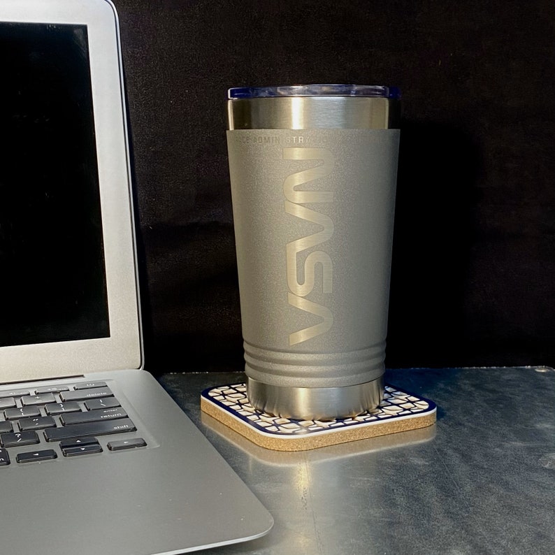 NASA Worm Logo Insulated Tumbler /silver Coffee Cup - Etsy
