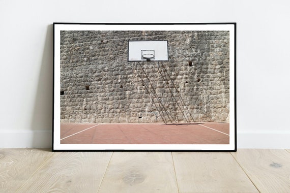 Dubrovnik Basketball Court Printable Wall Art A2 A3 A4 Etsy