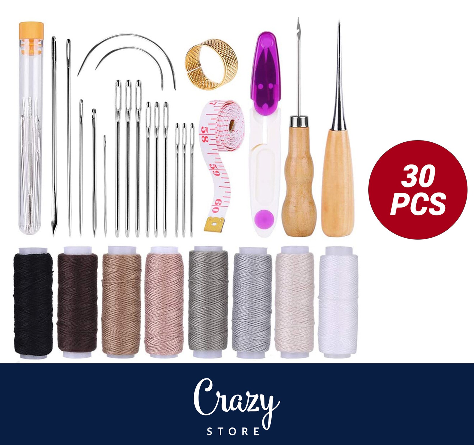 30 PCS Upholstery Repair Kit Leather Sewing Repair Kit with Etsy