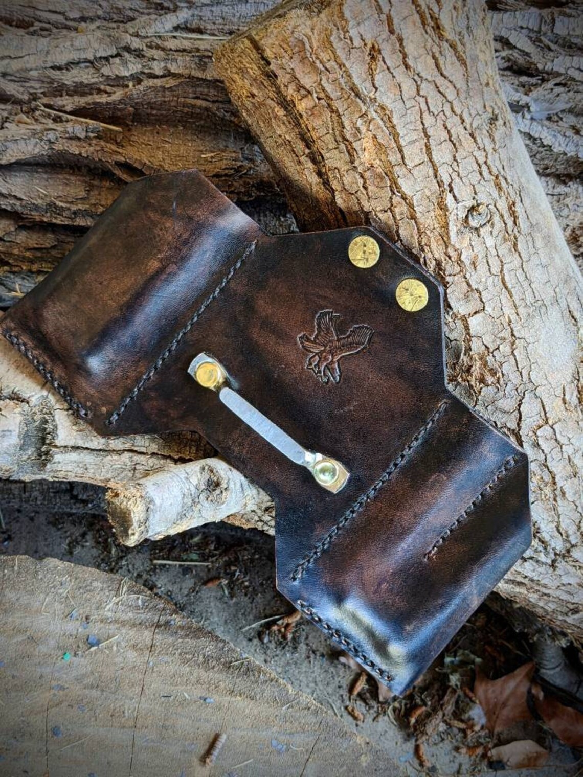 Leather Tape Measure Holder Etsy