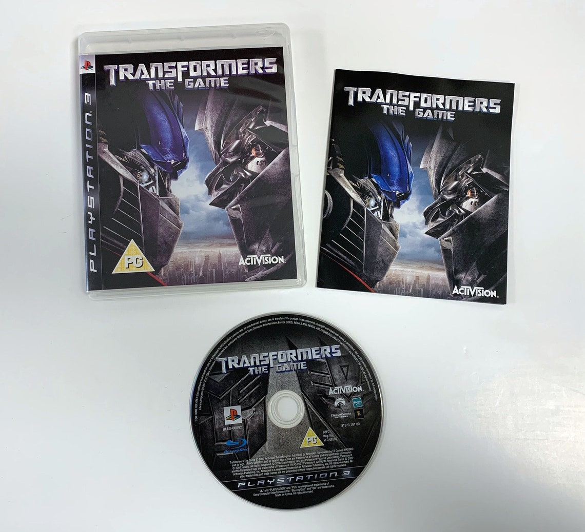Transformers PS3 Game Complete Collectable Game Vintage Etsy