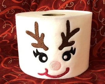 regalo de inauguración de la casa, serie Snowman, diseño de bordado, archivo digital, aro 4x4, toalla de cocina, papel higiénico, granero grueso apilable, reno