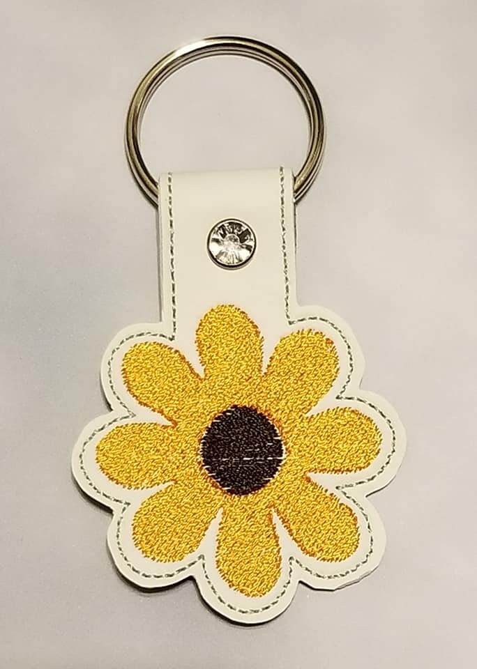 Flower Key Chain Key Fob Bring on the Beautiful Spring Etsy UK