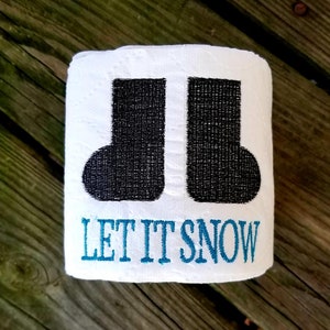 Stivali serie Snowman FILLED Let it snow embroidery design digitale per 4x4 cerchio bagno asciugamano da cucina carta igienica carta da bagno Natale Inverno stack