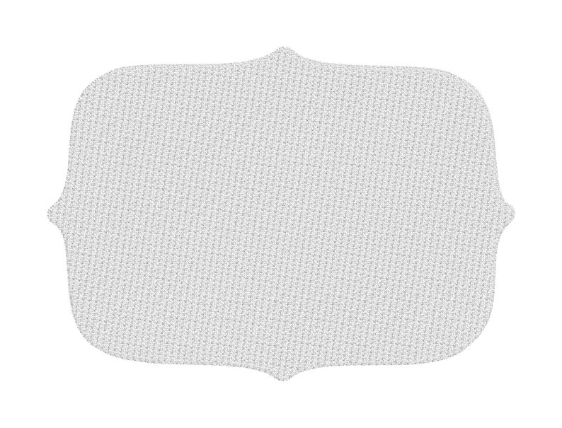 Knowkdown Frame Design Fancy Frame, Knockdown Stitch, High Pile Fabric, Embroidery File ...