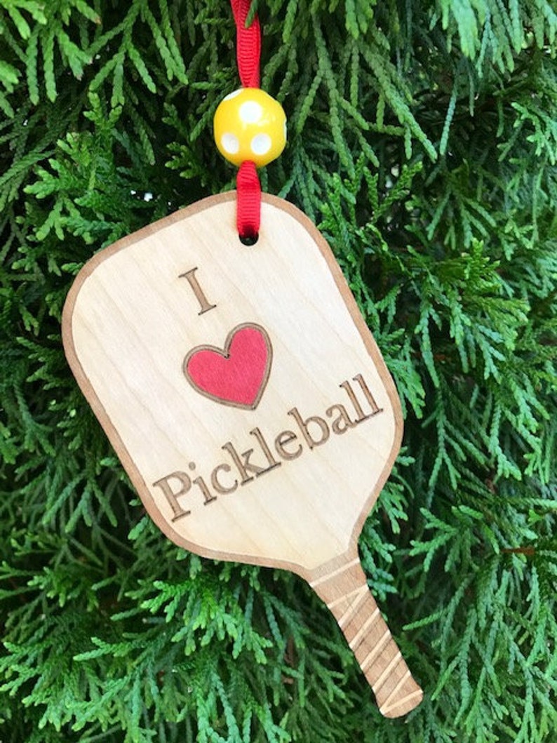 Pickleball Ornament - Etsy