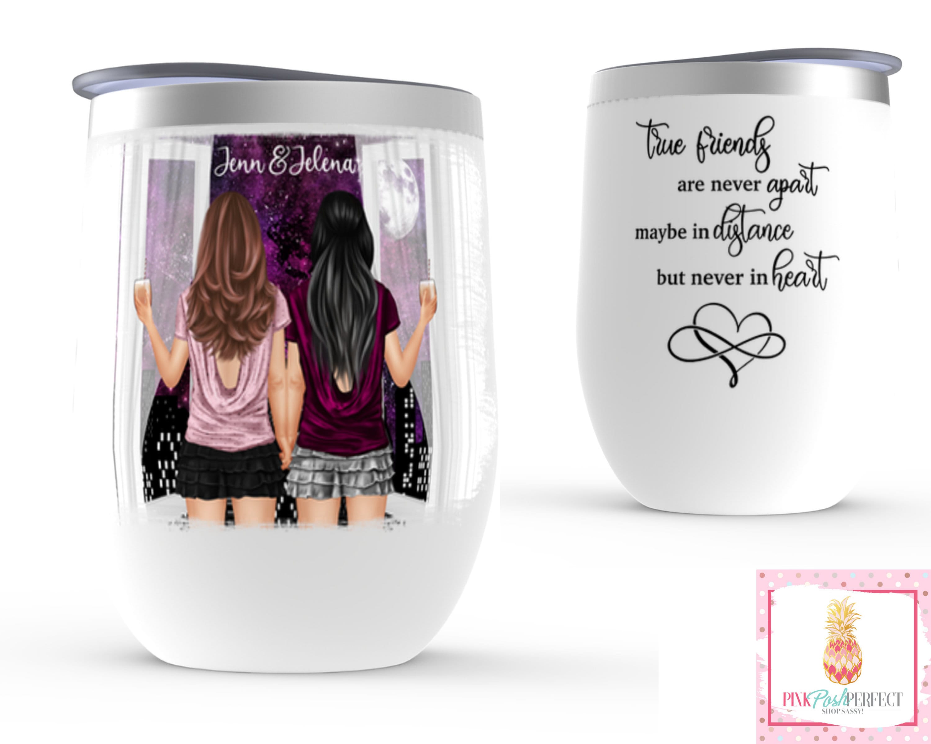 Personalized Friend Tumbler Custom Best Friend Tumbler Etsy