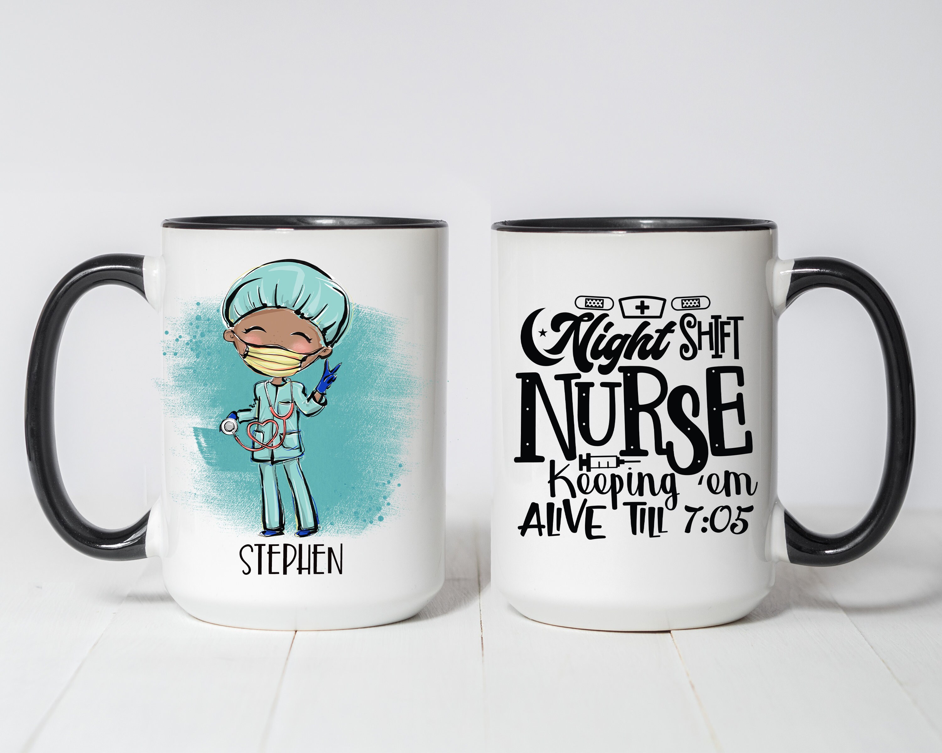 Personalized Nurse Mug Custom Nurse Coffee Mug Nurse Friends Etsy