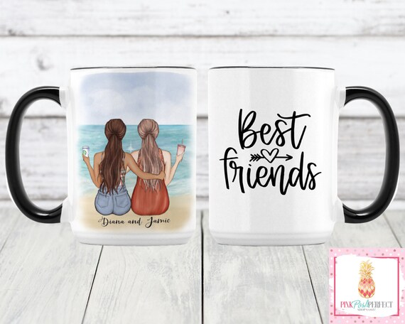 Custom Best Friend Tumbler Best Friend Mug Best Friend Wine Tumbler  Personalized Best Friend Gift Best Friends Forever Friendship 