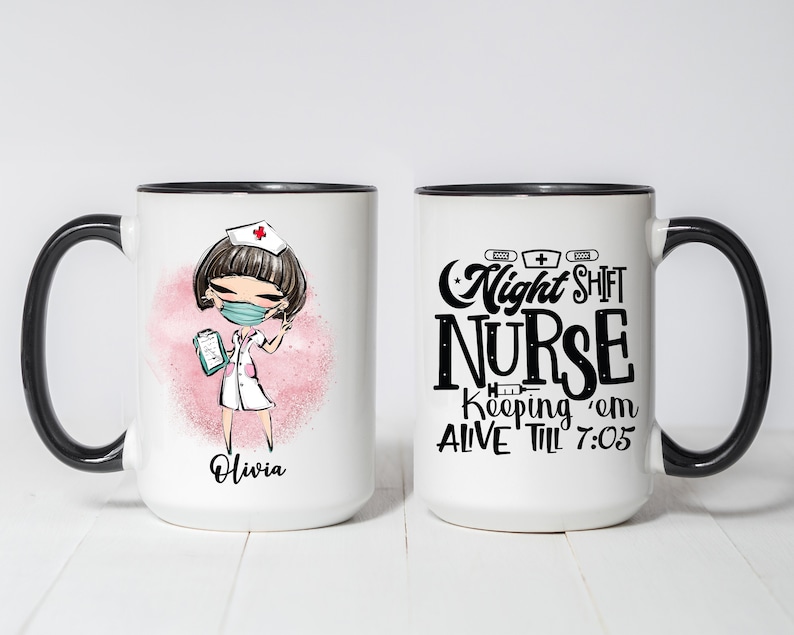 Personalized Nurse Mug Custom Nurse Coffee Mug Nurse Friends Etsy