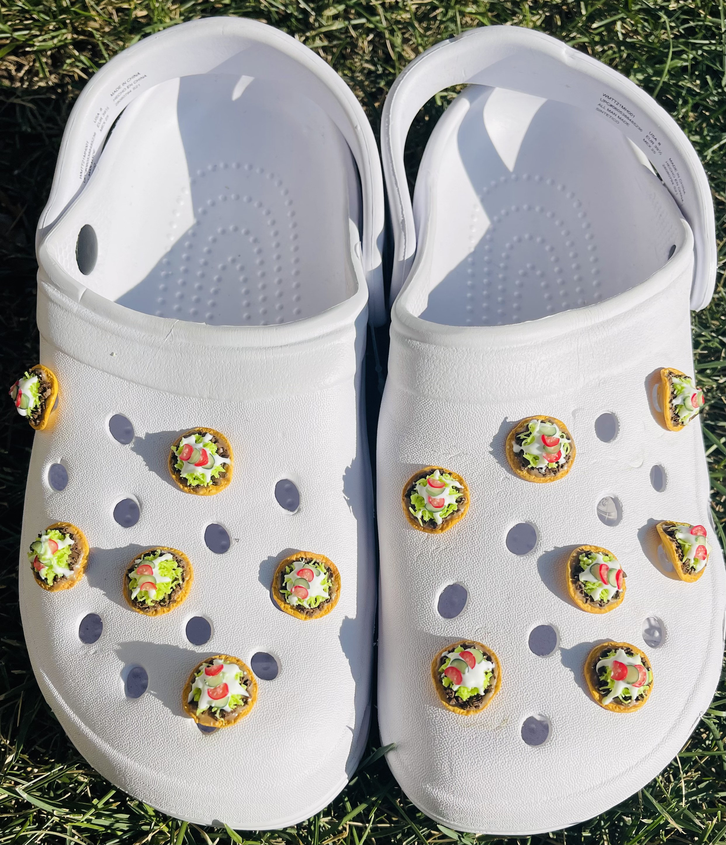 Hand made Tostada crocs charm Mexican charms Etsy