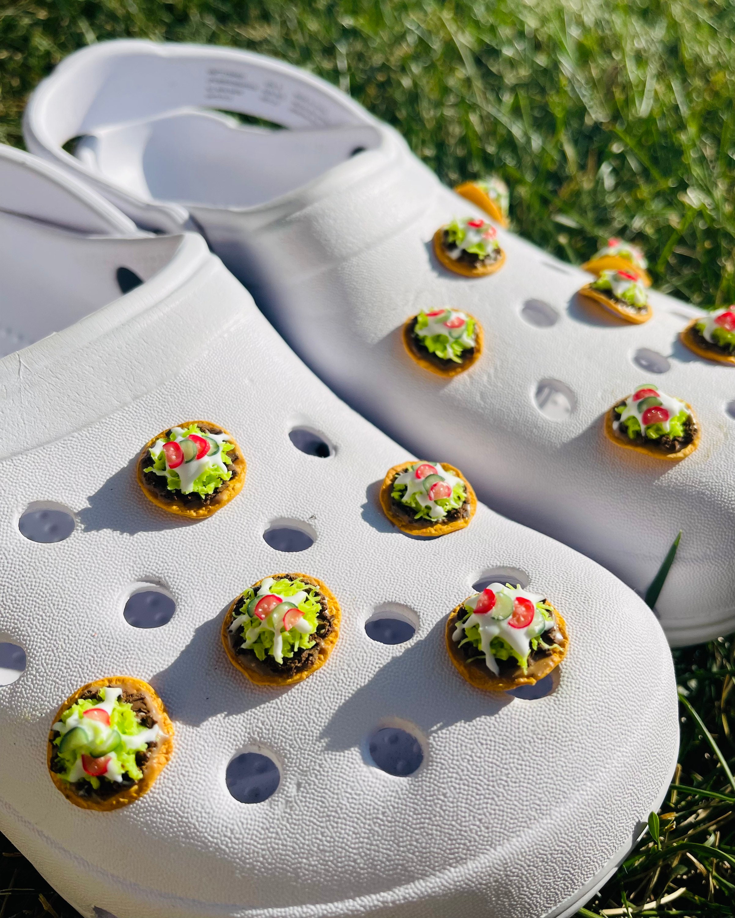 Hand made Tostada crocs charm Mexican charms Etsy