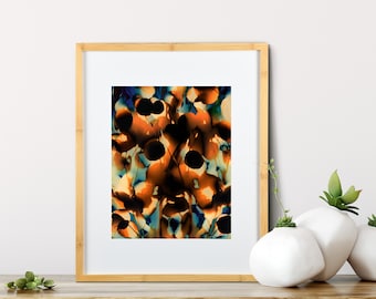 Botanical Art  - Giclee Print of Digitally remastered Honesty Plant - 8x10, 11x14, 16x20