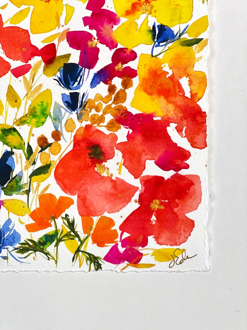 Botanical Art Print - ‘inspired’ - Floral 8x10 Watercolor Painting - Etsy