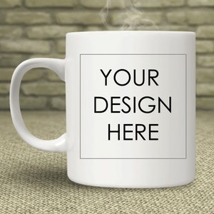 Custom Coffee Mug, your design here, Logo  coffee Mug