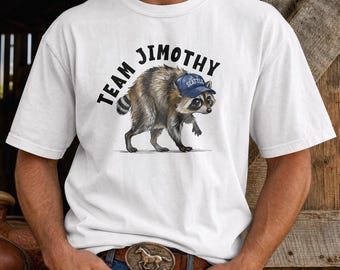 Team Jimothy Waschbär-Shirt – Seattle Waschbär-Grafik-T-Shirt