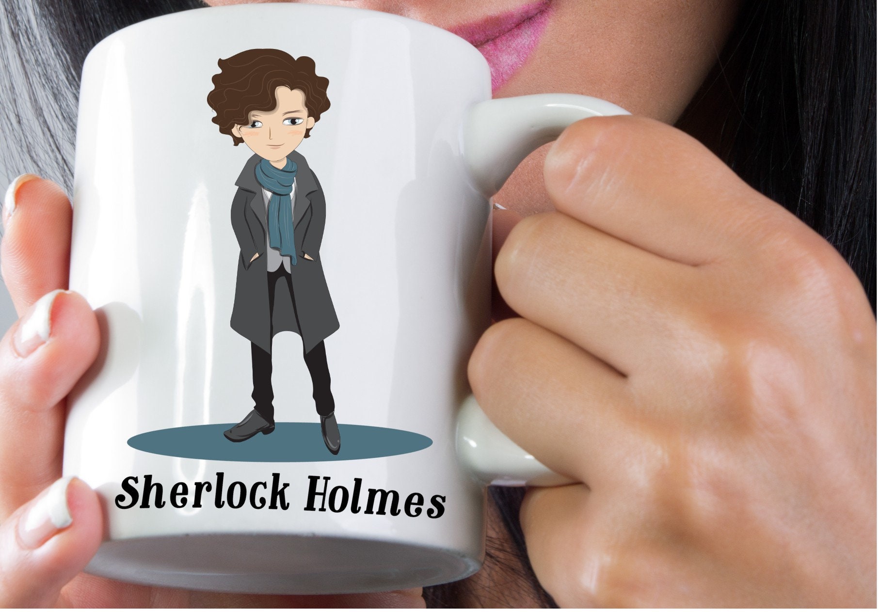 Sherlock Holmes Quote Coffee Mug - Funny TV Show Gift - Etsy, image size:1813x1263