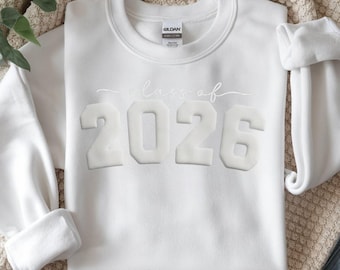 2026年卒業生向けパフスウェットシャツ | 卒業記念クルーネック