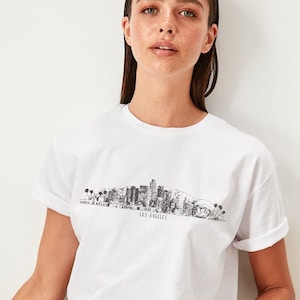 Los Angeles Shirt, LA shirt, Los Angeles T shirt, Skyline, Vintage California, Tumblr Shirt, California Shirt, CALI, Graphic Tees, UNISEX