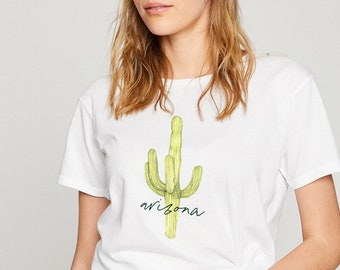 Arizona Shirt, Southwestern Desert Print, Saguaro Shirt, Saguaro Art, National Park Shirt, Arizona Geschenk, Wüste Geschenk, Wüste Shirt, Kaktus T-Shirt