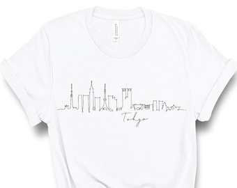 Camisa de Tokio, Camisa de Japón, Camiseta de Tokio, Camisa japonesa, Regalo de Tokio, Camisa de Osaka, Camisa de viaje, Tokio Japón, Camiseta de Tokio, Recuerdo, UNISEX
