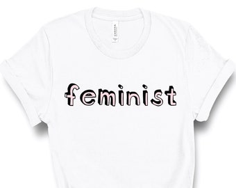 Camisa feminista, camiseta feminista, feminista, feminismo, camiseta feminista, camisa girl power, tumblr, camiseta fofa, camiseta gráfica, presente para ela