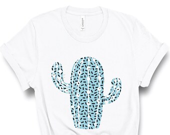 Cactus Shirt, Saguaro Cactus, Succulent, Gift For Her, Botanique, Tumblr, Leopard Cactus Shirt, Arizona Shirt, Southwest Tee, Summer Tee