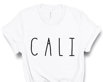 Cali Shirt, Cali Meisje, Californië Tshirt, Strand shirt, Cali T-shirts, Malibu, Vacay, Californië Dromen, Hipster, Tumblr Fashion Womens, Zomer