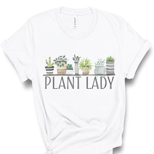 Plant Lady Tshirt, Crazy Plant Lady Shirt, Plant Powered, Gardening Shirt, Farmer Shirt, Plant Based Farm Shirt Garden Shirt Plant Lover Tee