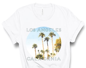 Los Angeles Shirt, Los Angeles Tshirt, LA Shirt, Palm Trees, City of Angels, LA Tee, California Shirts for Women, Tumblr, Travel, UNISEX
