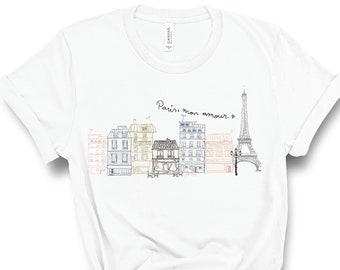 Love Paris, Paris Liebhaber Geschenk, Paris Geschenk Shirt, Paris Liebhaber, Love In Paris, I Love Paris T-Shirt, Paris Liebhaber, Paris Street Tee
