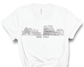 Italy Shirt, Italy Gift, Italian Shirt, Italy Souvenir, Italy T Shirt, Italy Love, Venice Shirt, Rome Shirt, Rome, Colosseum, Skyline