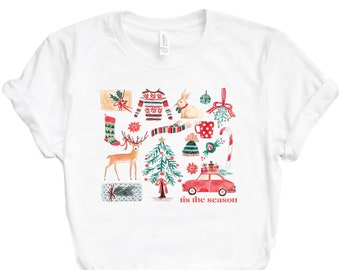 Christmas Little Things Shirt, Christmas Graphic Tee, Festive XMAS, Christmas Shirts For Women, Cute Christmas T Shirt, Tis The Season Tee