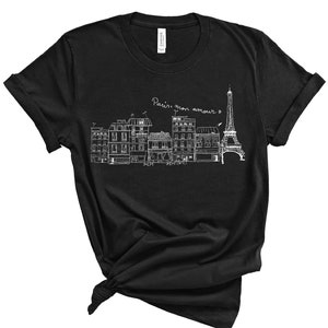Paris Mon Amour, Paris Lover Gift, Paris Gift Shirt, Paris Lover, I Love Paris T-Shirt, Eiffel Tower Parisian, Paris Shirt, Paris Tee image 1