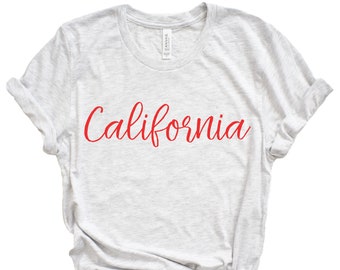Californië Shirt, Californië T-Shirt, West Coast Tshirt, Californië Tee, Californië Shirt Gift, Vrouwen Gift Idee, Cali Shirt
