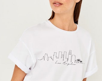 Los Angeles Shirt, LA shirt, Los Angeles T shirt, Skyline, Trendy Womens Clothing, Tumblr Shirt, California Shirt, Graphic Tees, LA, UNISEX