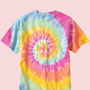 Tie Dye Shirt, Spiral Rainbow Women, Tie Dye Shirt, Women Youth Tie Dye Tshirt, Kids Tie Dye Shirt, Adult Tie Dye, Summer Shirt