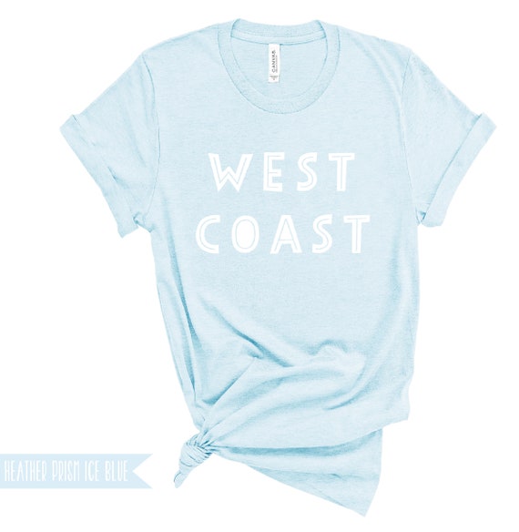 West Coastin Bear white unisex tee West Coastin Bear white unisex tee