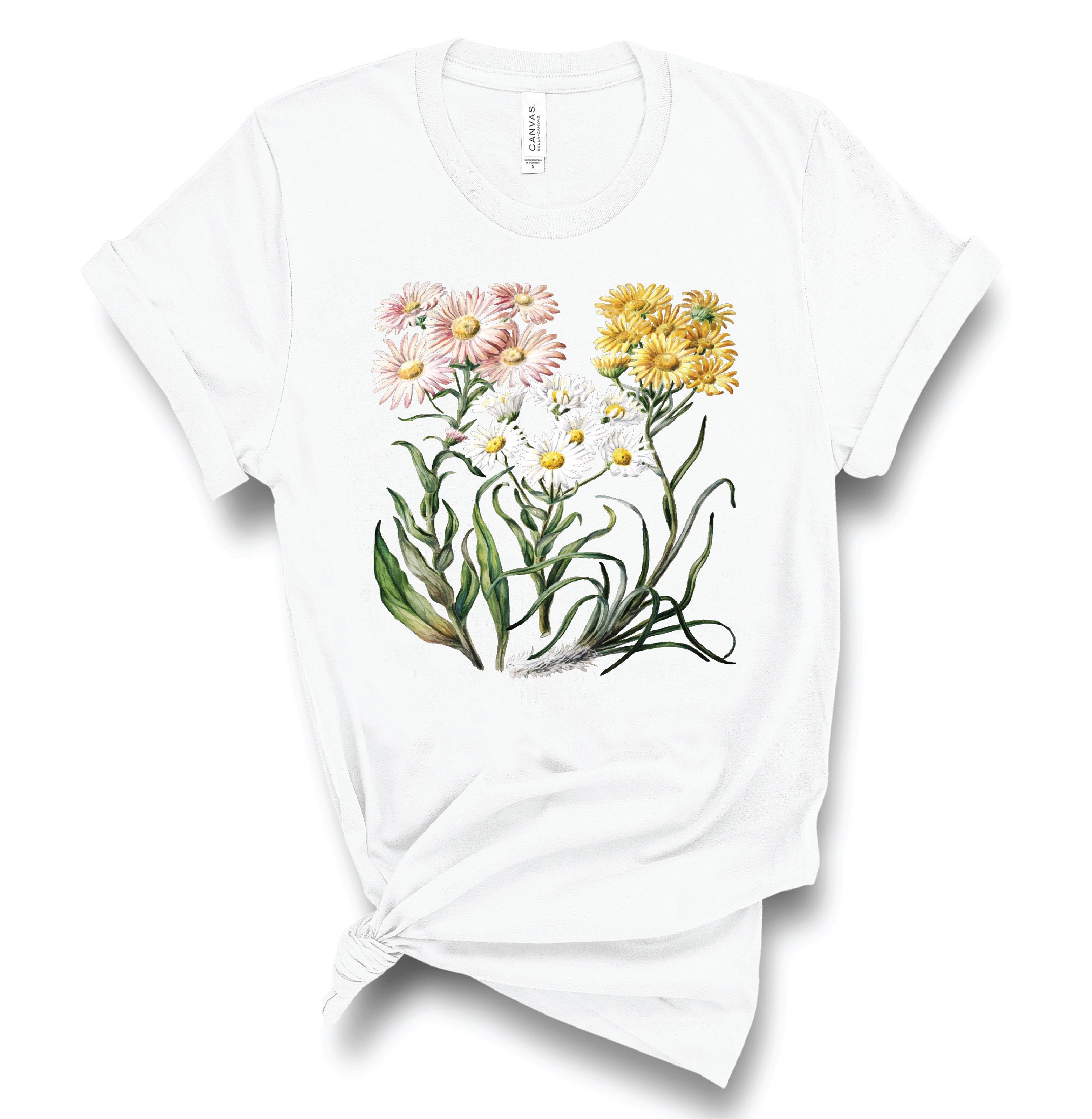【CPGN STUDIO】Daisy Flower Pigment Short Sleeve T-shirt CPGN STUDIO】Daisy Flower Pigment Short Sleeve T-shirt (CPGN