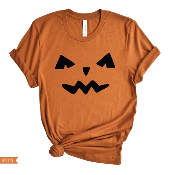 T-shirt Donna Halloween Zucca Grigia Manica Corta - Regalo Ringraziamento Taglia XL