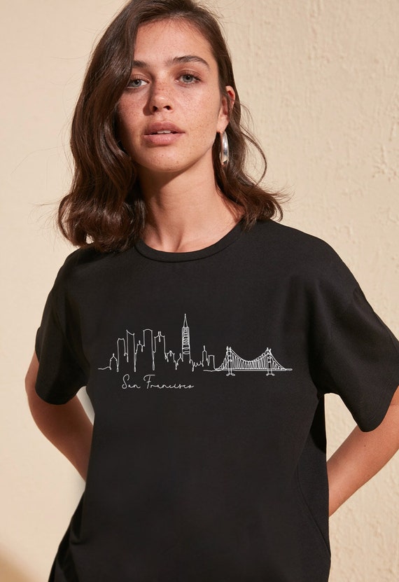 San Francisco Skyline T-Shirt | Beautiful San Francisco Gift San Francisco Skyline T-Shirt | Beautiful San Francisco Gift