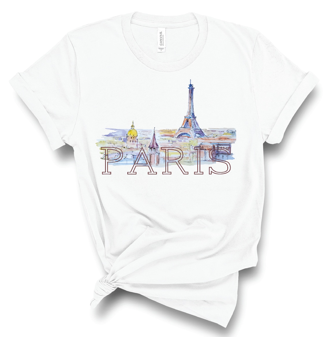Paris Tshirt Eiffel Tower Tshirt Travel Tshirt Paris Etsy