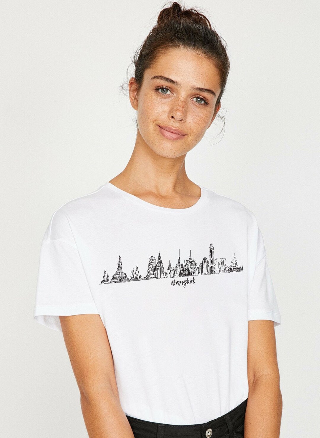 Bangkok Shirt, Bangkok Skyline Shirt, Thailand Shirt, Thailand Tshirt, Bangkok Tshirt, Travel