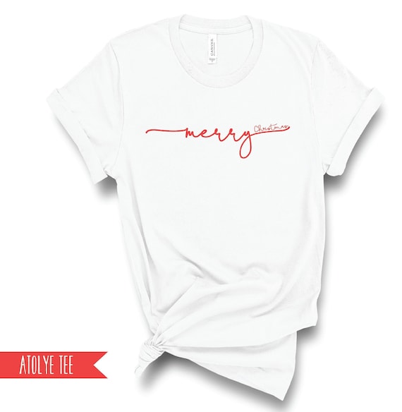 Merry Christmas Tshirt Holiday Shirt 