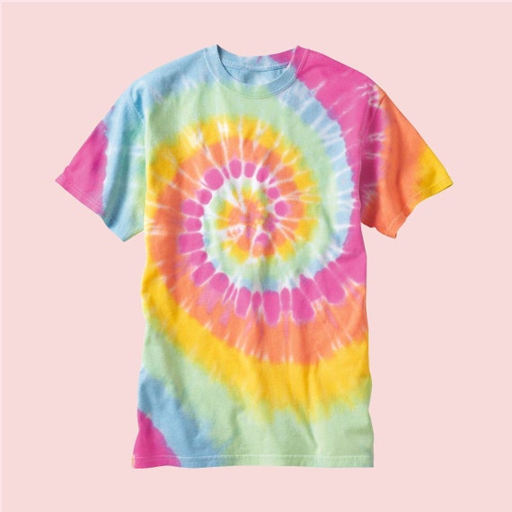 Tie Dye Shirt Spiral Rainbow Women Tie Dye Shirt Women - Etsy