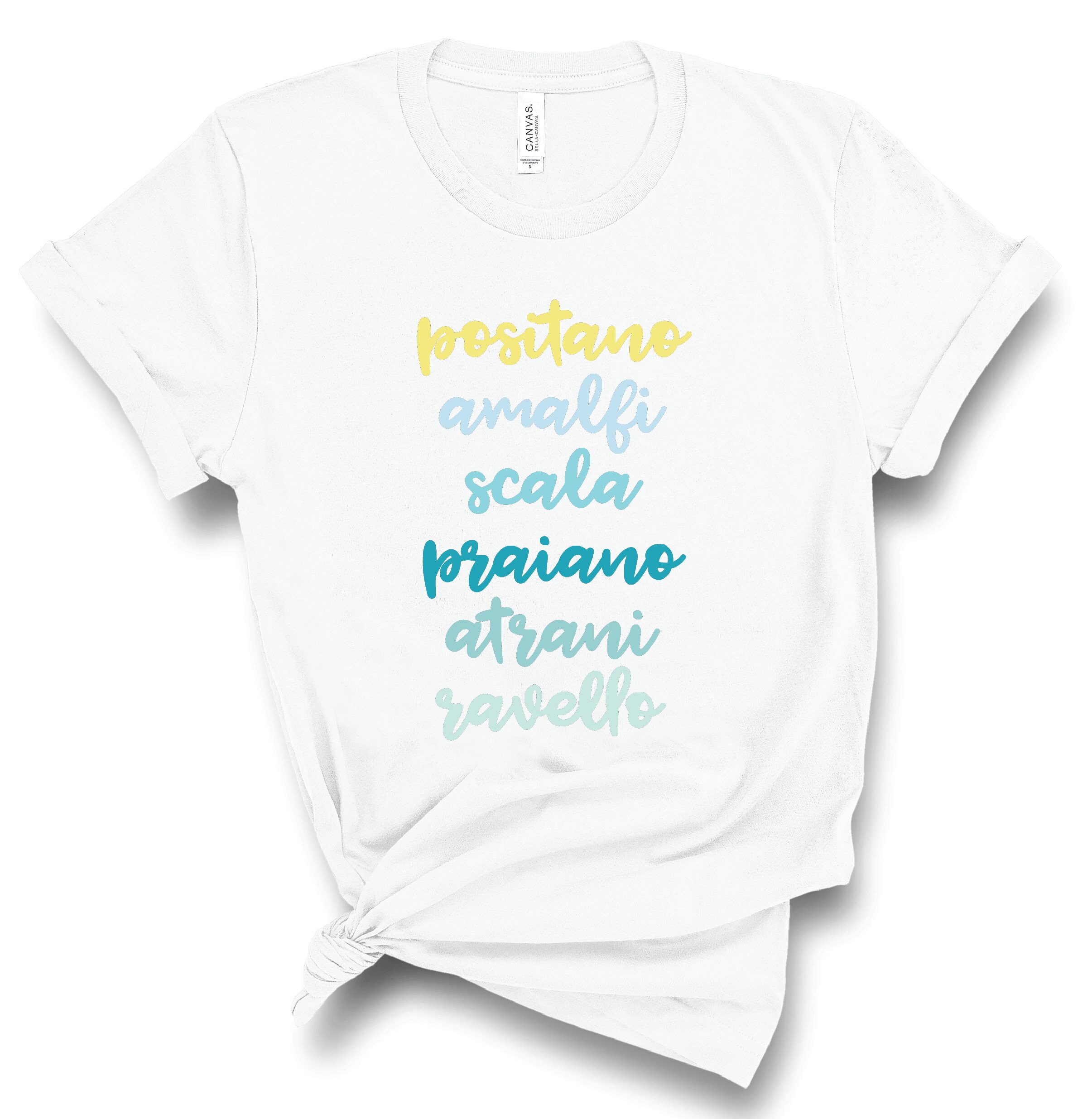 ORGANIC COTTON SLIM FIT TEE AMALFI LULLABY