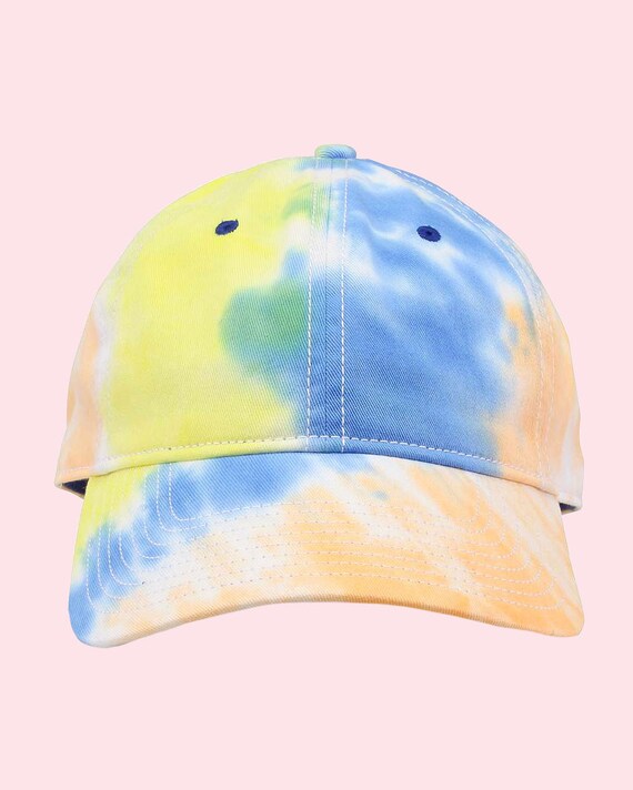Sunset Tie Dye Baseball Cap Hat 