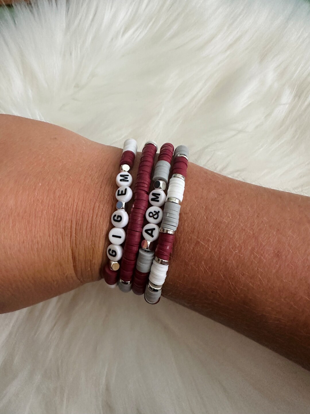 A&M Bracelet Stack - Etsy