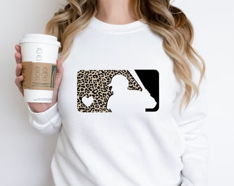 Baseball Leopard Sweatshirt