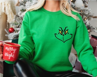 Grinch Vinyl Sweatshirt